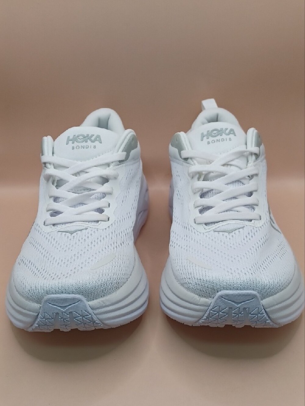Pre-Owned Hoka One One Bondi 8 Running Shoes-White Men Size 7D US - Picture 2 of 16